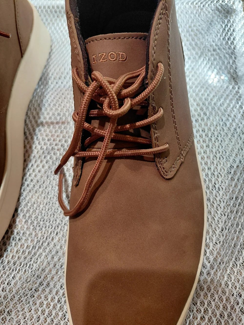 IZOD Men's Brown Casual Lace-Up Sneakers